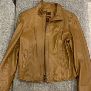 Danier Tan Leather Jacket
